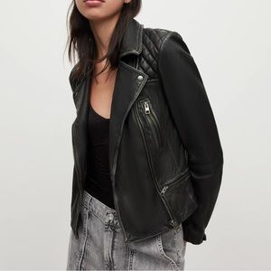 🖤SOLD🖤 All Saints | Cargo Leather Biker Jacket